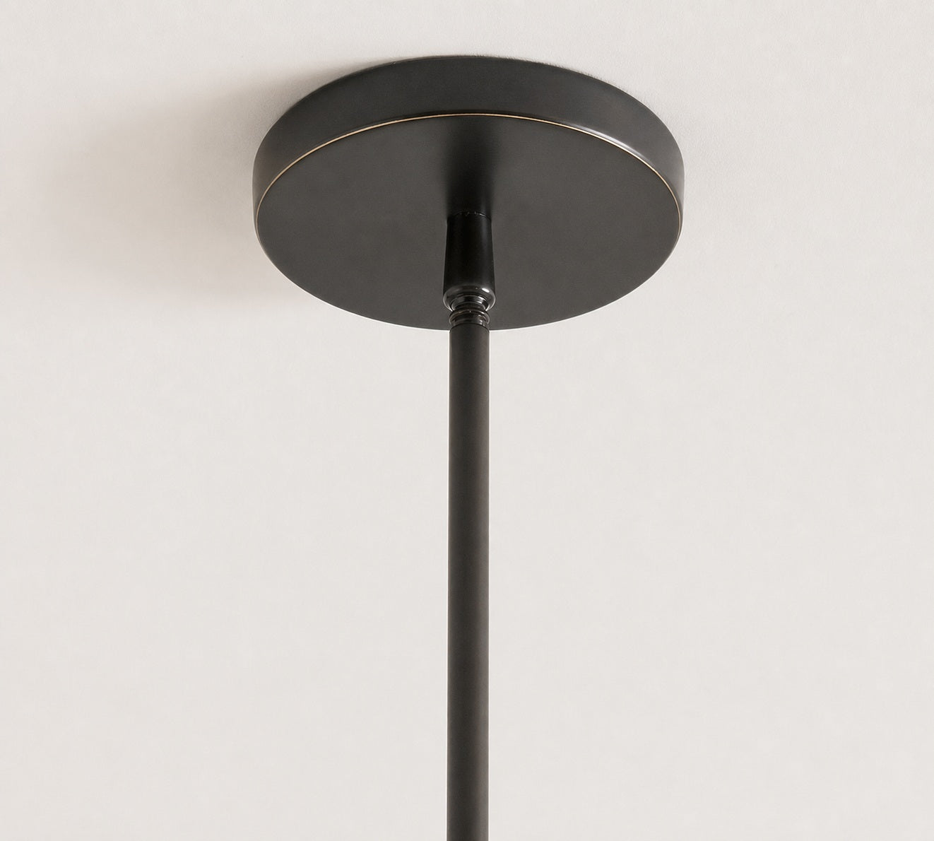 Auria Metal Brass Pendant Lighting - Vintage Finish with Glass Shade