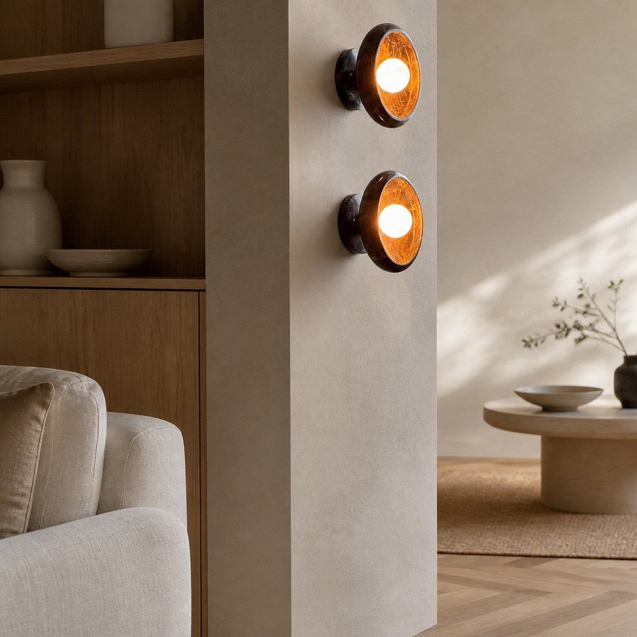Piedra Marble Wall Lamp