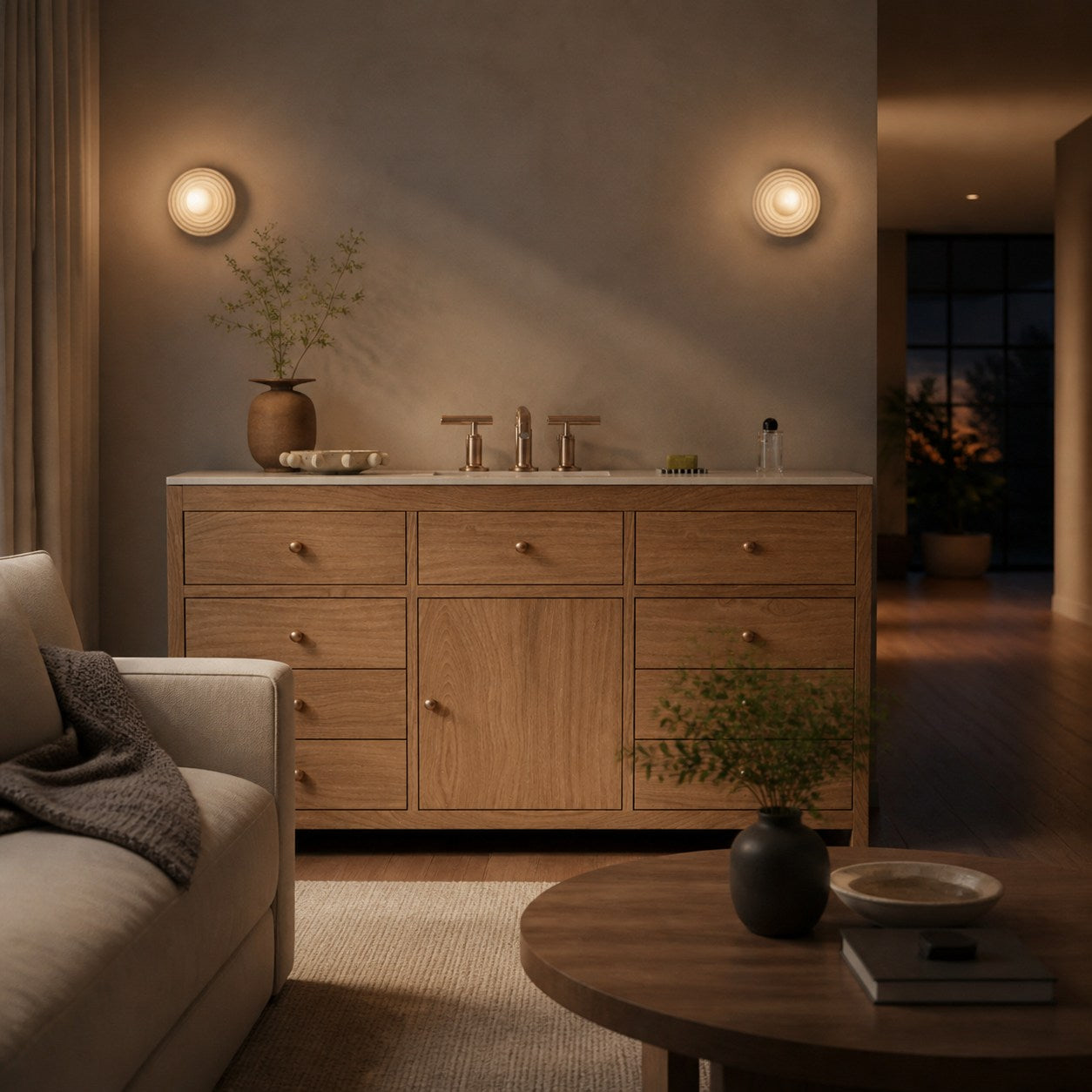 Leigha Alabaster Wall Lamp