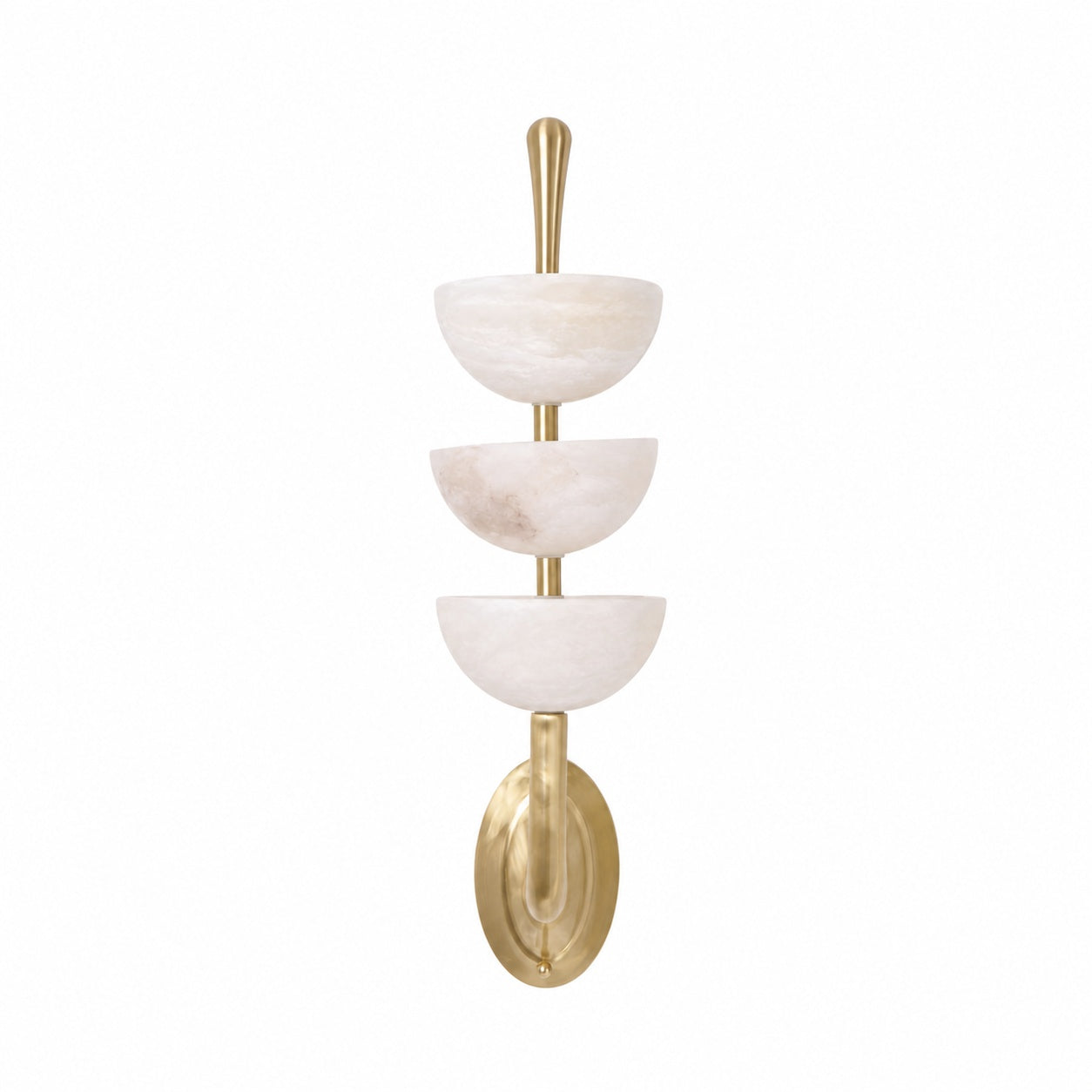 Triple Alabaster Wall Lamp