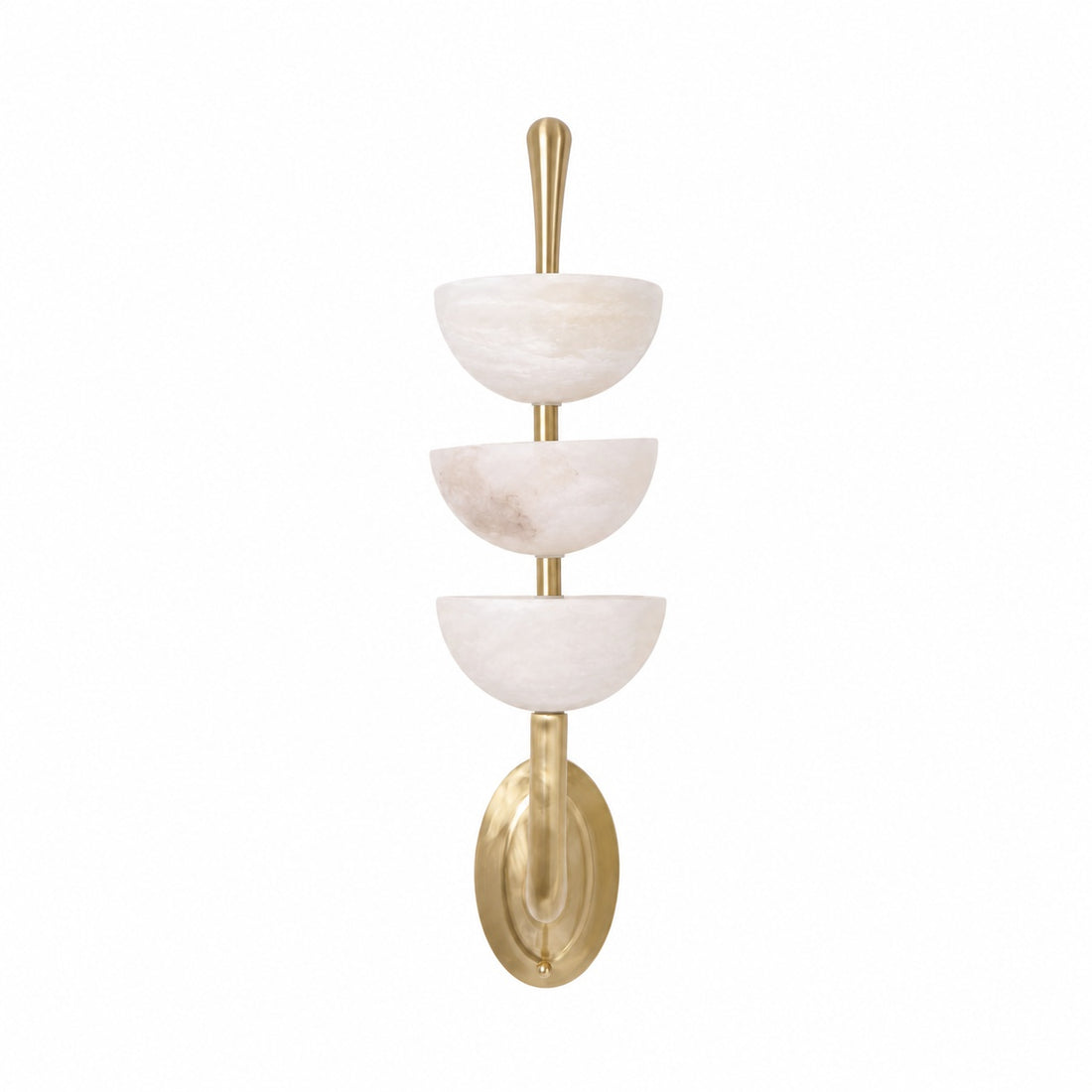Triple Alabaster Wall Lamp