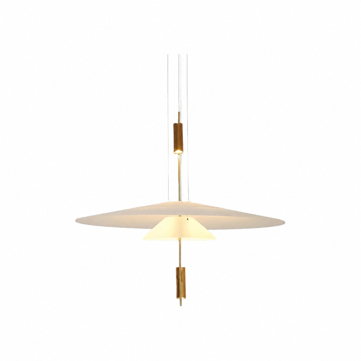 Plumeo Flamingo Multi Layered Pendant Light - Minimalist Light Fixture for Modern Living Rooms N54