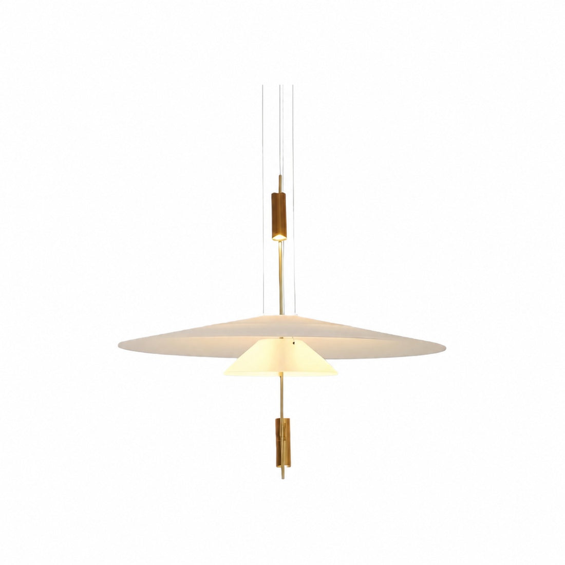 Plumeo Flamingo Multi Layered Pendant Light - Minimalist Light Fixture for Modern Living Rooms N54
