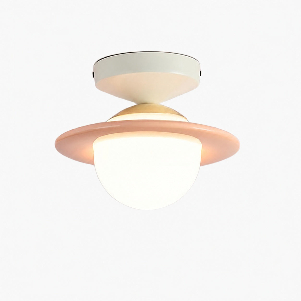 Olevira Modern Minimalist Colorful Ceiling Light - Mount for Bedroom or Living Room
