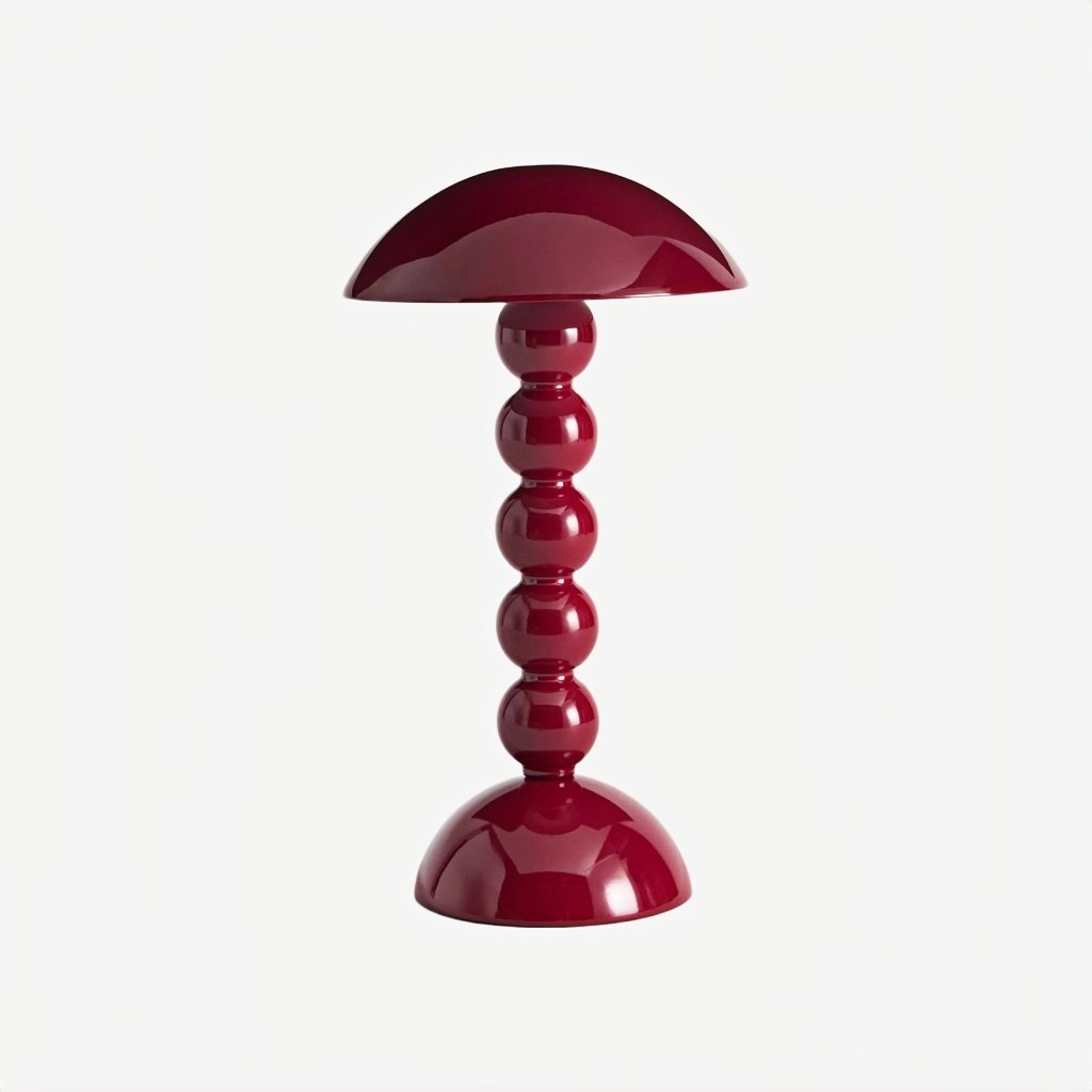 Modo LED Table Lamp – Orb-Stacked Base Mushroom Shade Perfect for Living Room or Bedroom