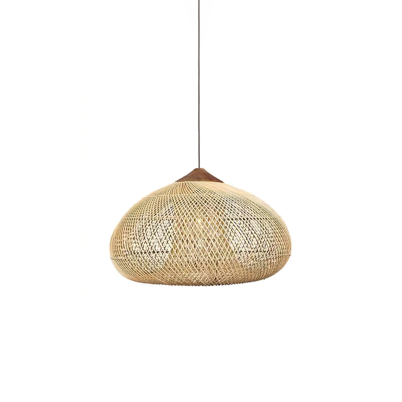 Harp Braided Rattan Pendant Lamp