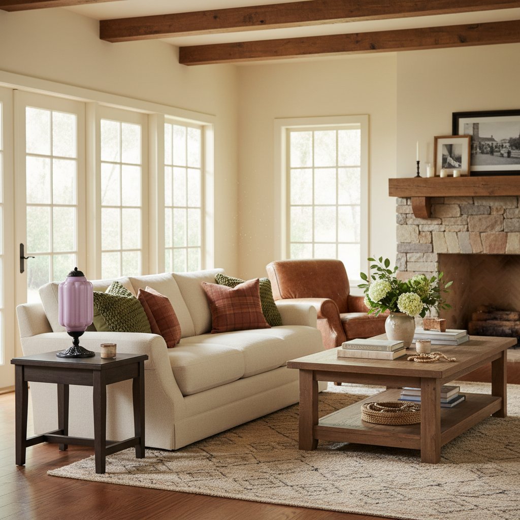 Retro Eloise Milk Glass Table Lamp for Bedroom Decor