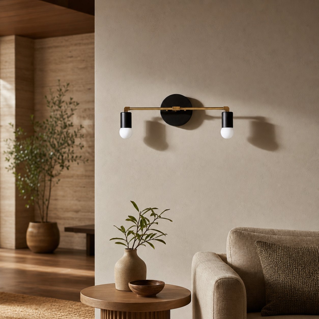 Mobilux Line industrial Bathroom Vanity Light - Minimalist Wall Sconce - Elegant Fixture