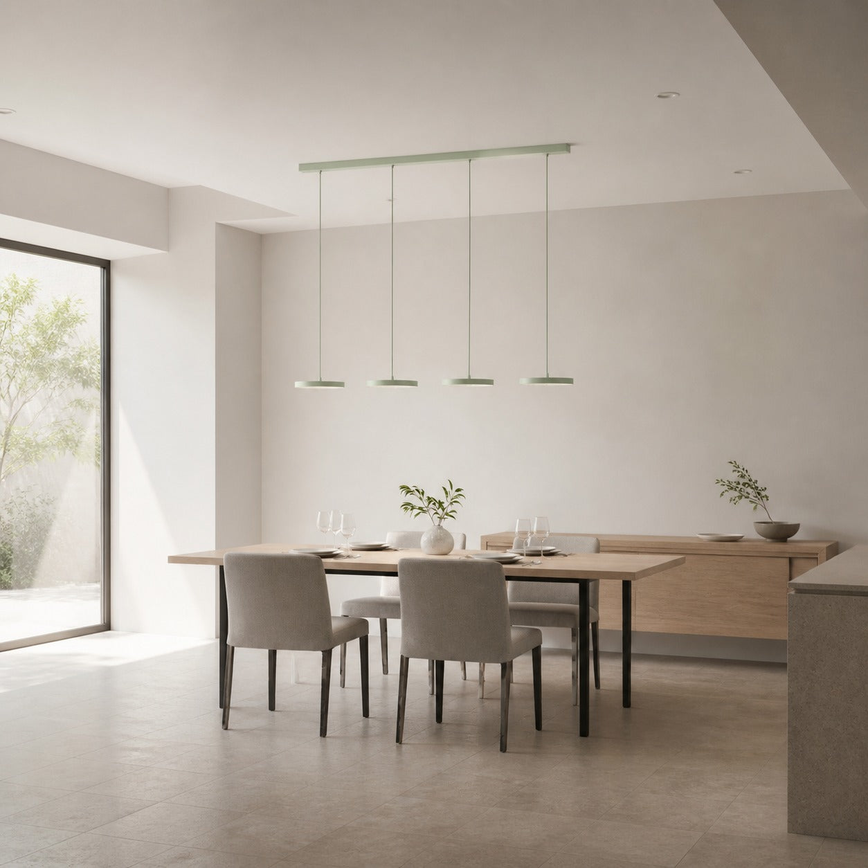 Feranox Pendant Light Disc Design Pendant – Modern Style for Dining Room