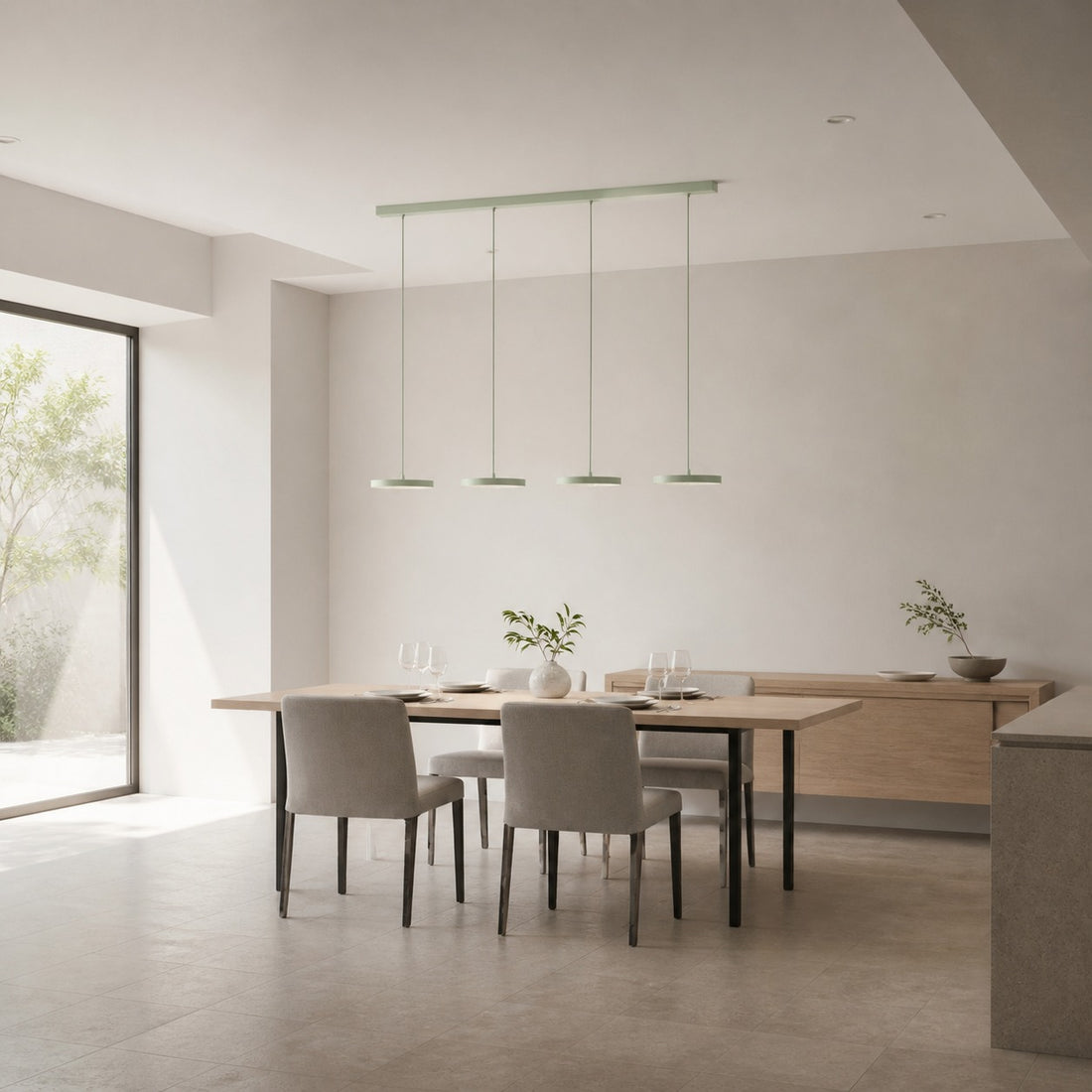 Feranox Pendant Light Disc Design Pendant – Modern Style for Dining Room