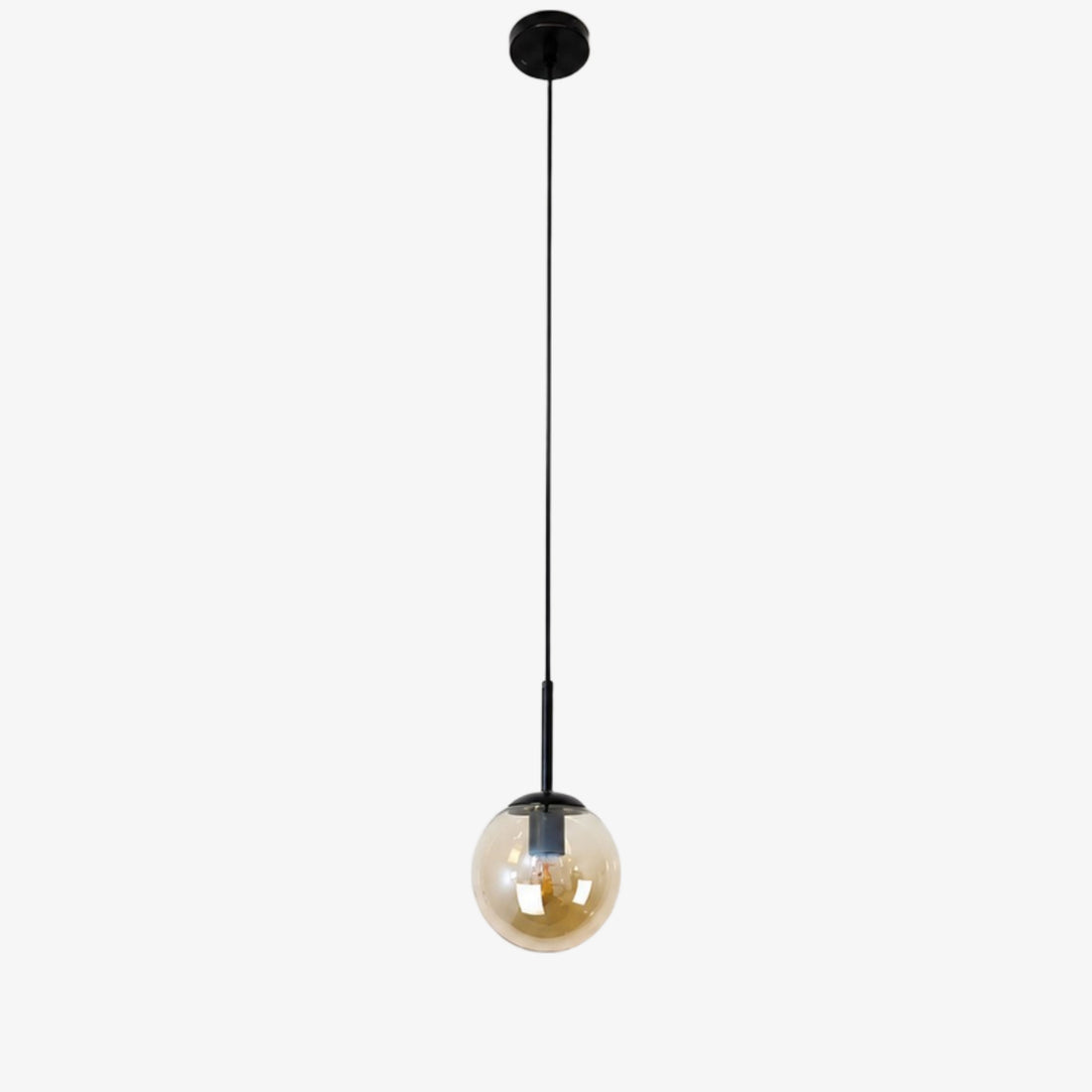 Luma Glass Globe Modern Pendant Light for Dining Room