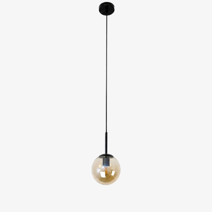 Luma Glass Globe Modern Pendant Light for Dining Room