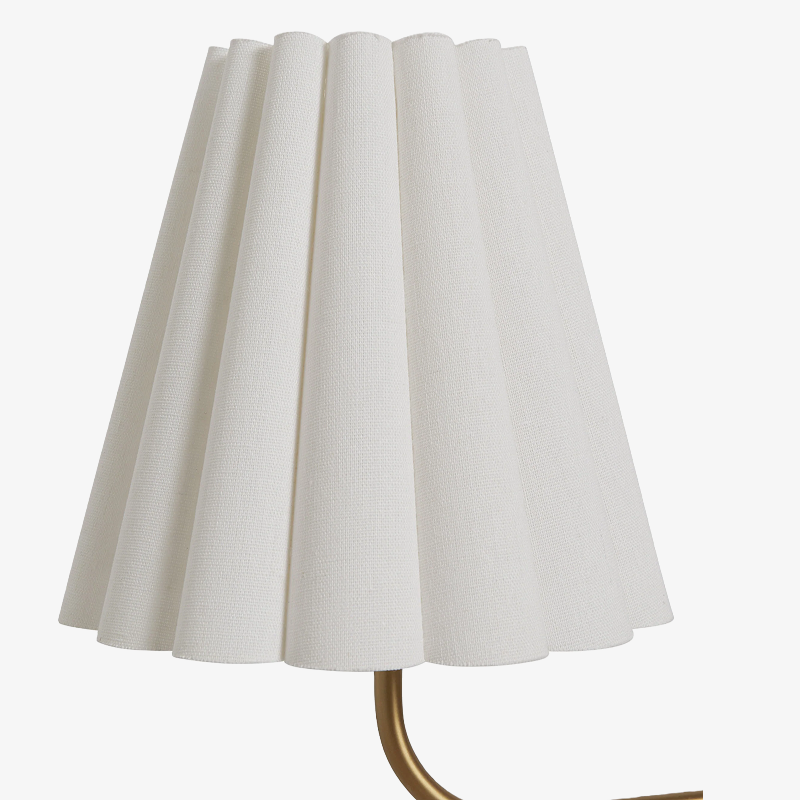 Ruffmeto Ruffled Shade Metal Frame Chandelier for Dining