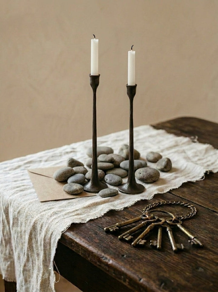 Tegna Modern Tall Candle Stands - Elegant Home Décor for Dining