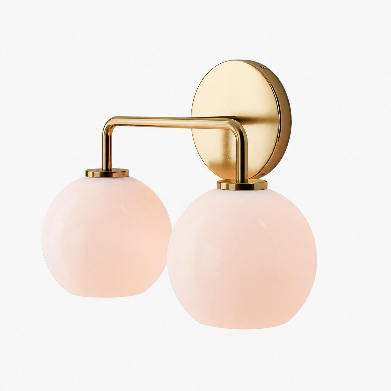 Selvion Artistic Globe Sconce Light - Handcrafted Glass Sculptural Wall Fixture