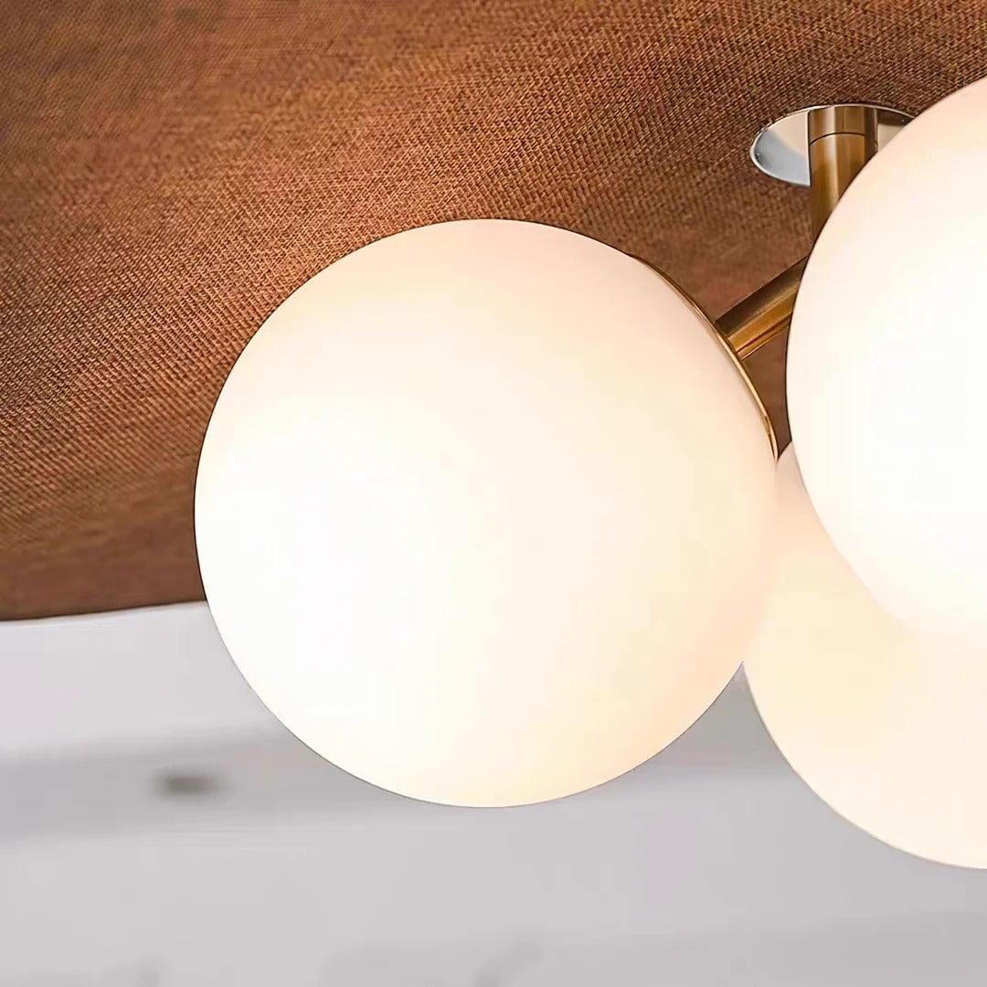 Orrise Blooming Petal Chandelier - Modern Metal and Wood for Living Rooms and Dining Rooms