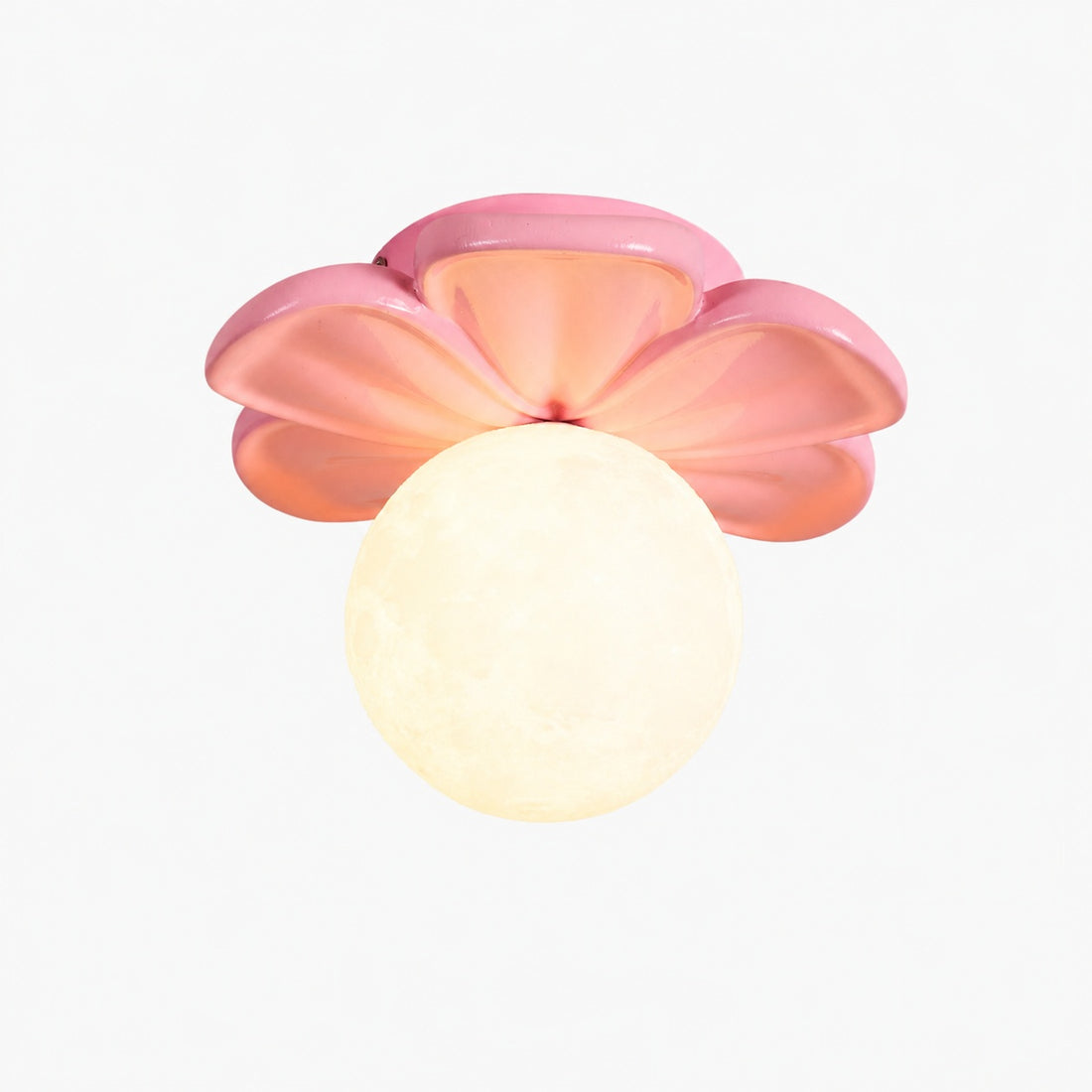 Cream Bloom Flower Ceiling Lamp