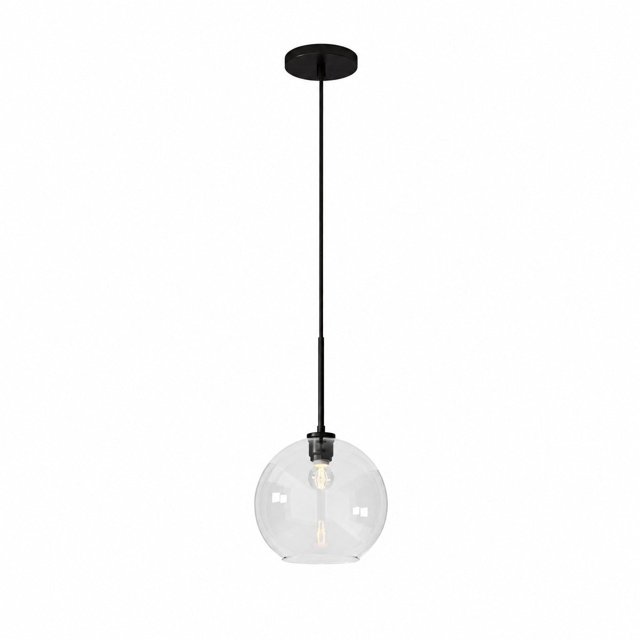 Selvion Sculptural Globe Pendant Light - Modern Glass Pendant Lamp - Sleek Design
