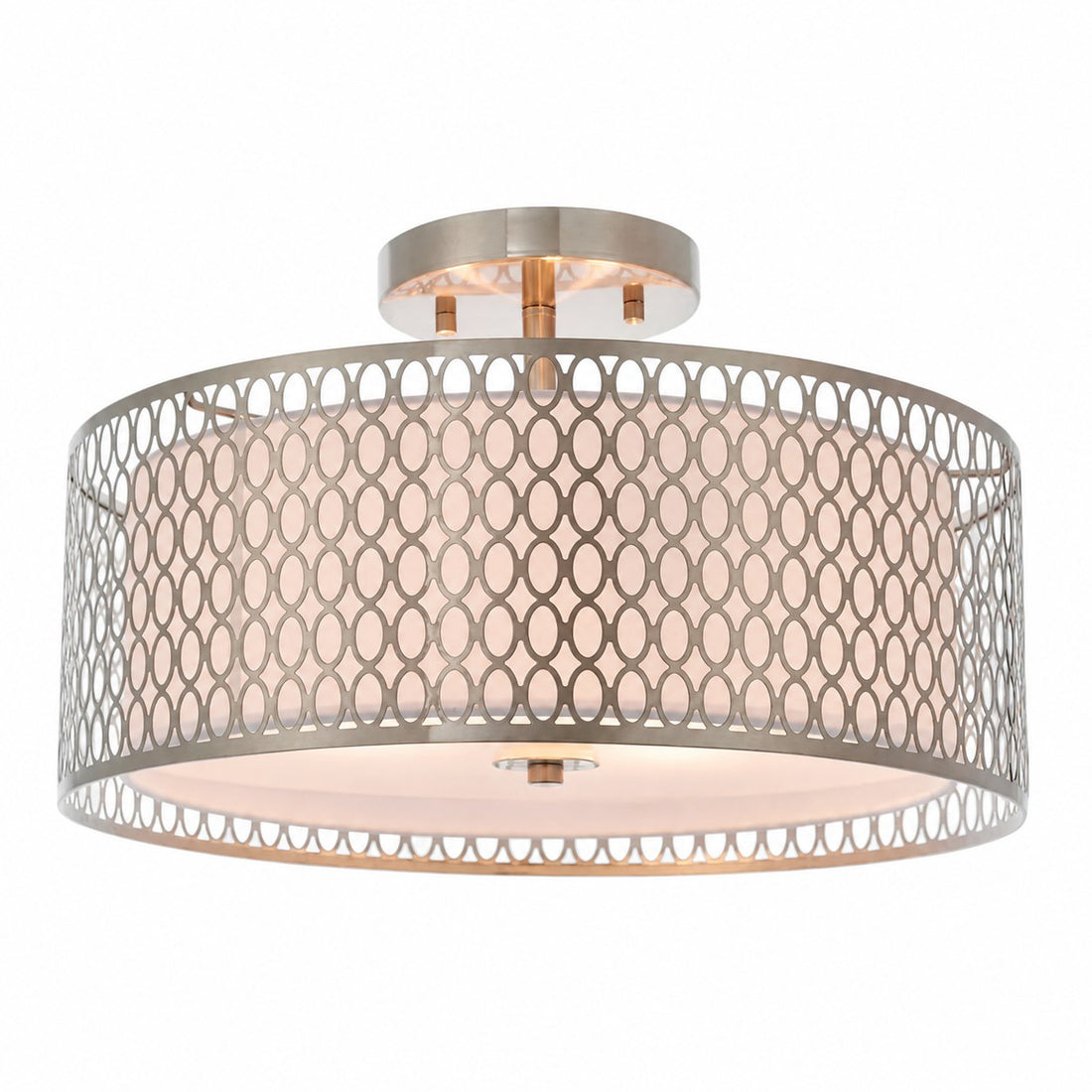 Modern 3 Light Mesh Design Ceiling Light - Dimmable for Living Room