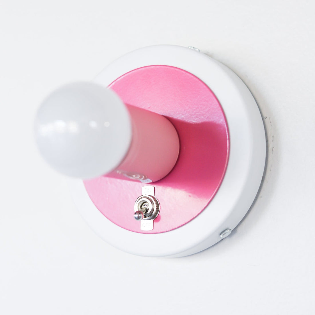 Colorful Wall Sconce - Modern Brass & Chrome Accent Lighting Fixture