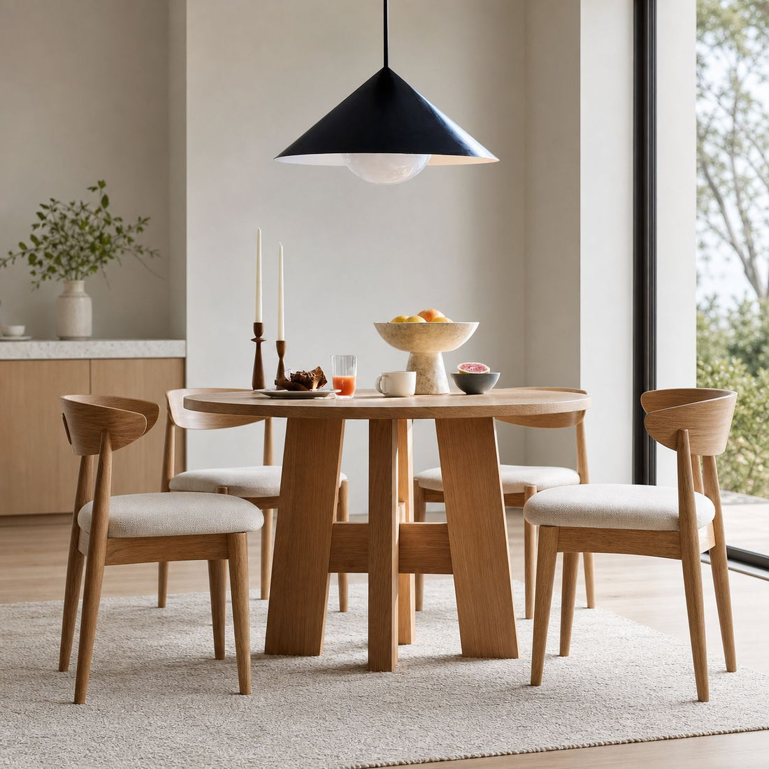 Brivana Adjustable Pendant – Cone Shade Light for Kitchen or Dining