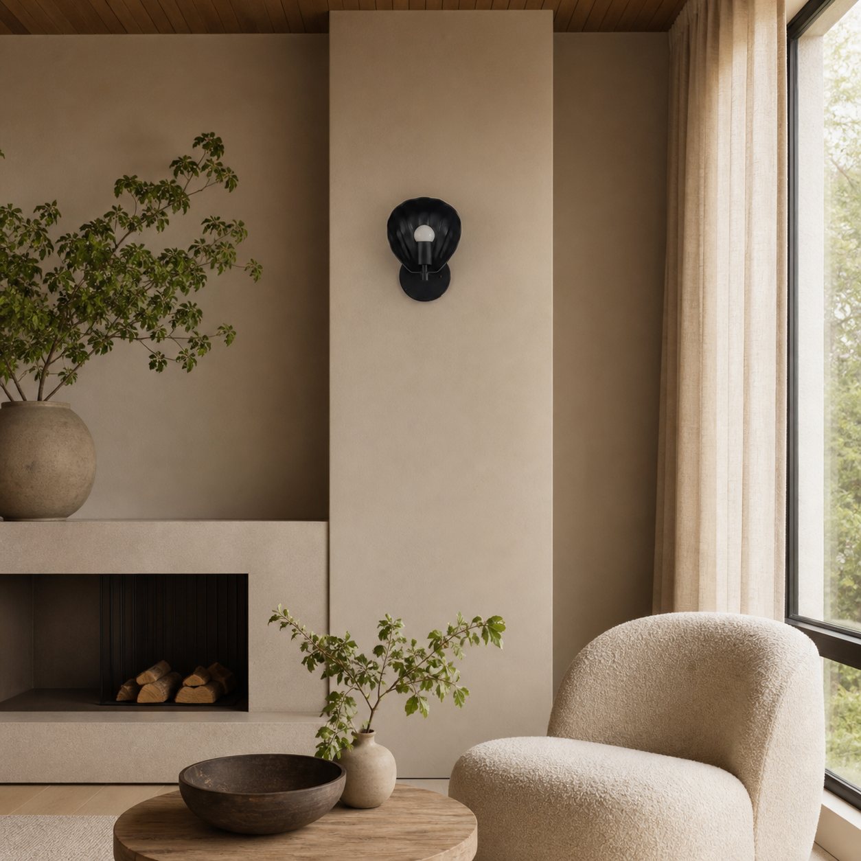Ornato Luxe Deco Brass Wall Light - Multiple Finishes Available
