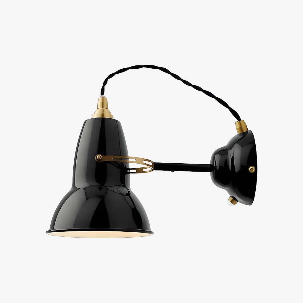 Original 1227 Industrial Style Adjustable Metal Wall Light with Swivel Arm for Bedroom