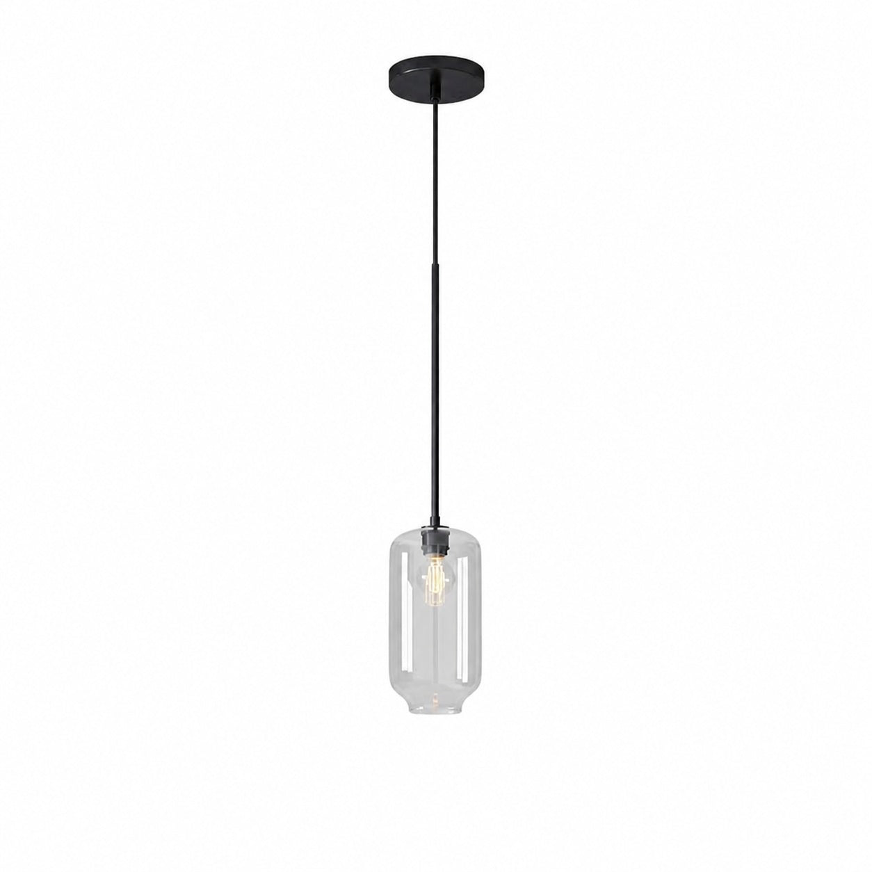 Lumivelle Pebble Pendant Light - Adjustable Glass Shade - Modern Lighting