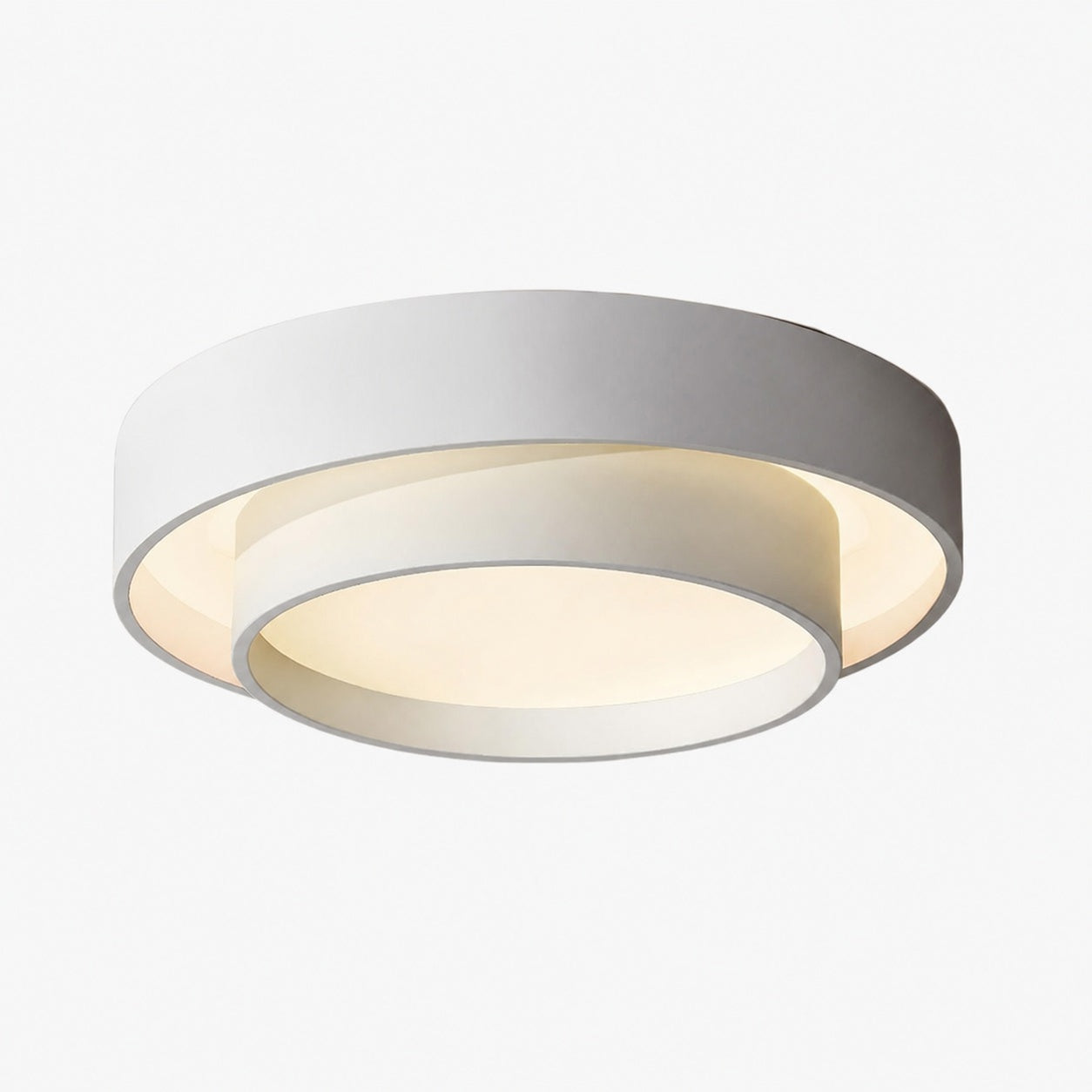 Duomel Round LED Ceiling Fixture - Minimalist Ceiling Lamp for Dining Room N26