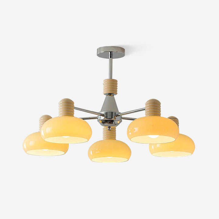 French Persimmon Chandelier