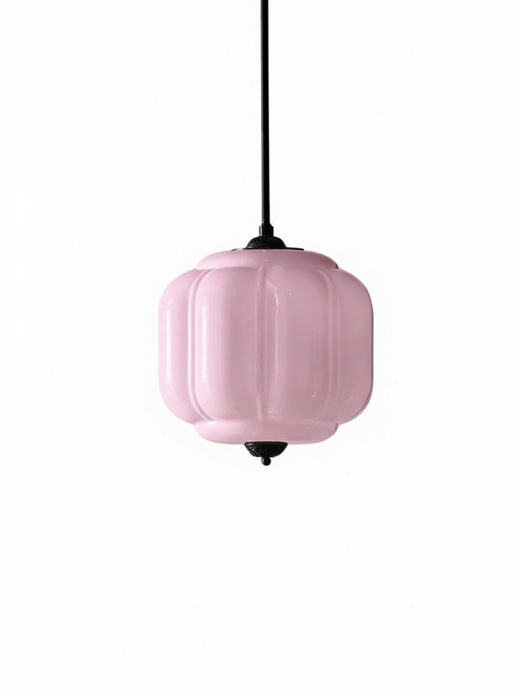 Eloise Vintage Glass Chandelier - Milk Glass Home Accent