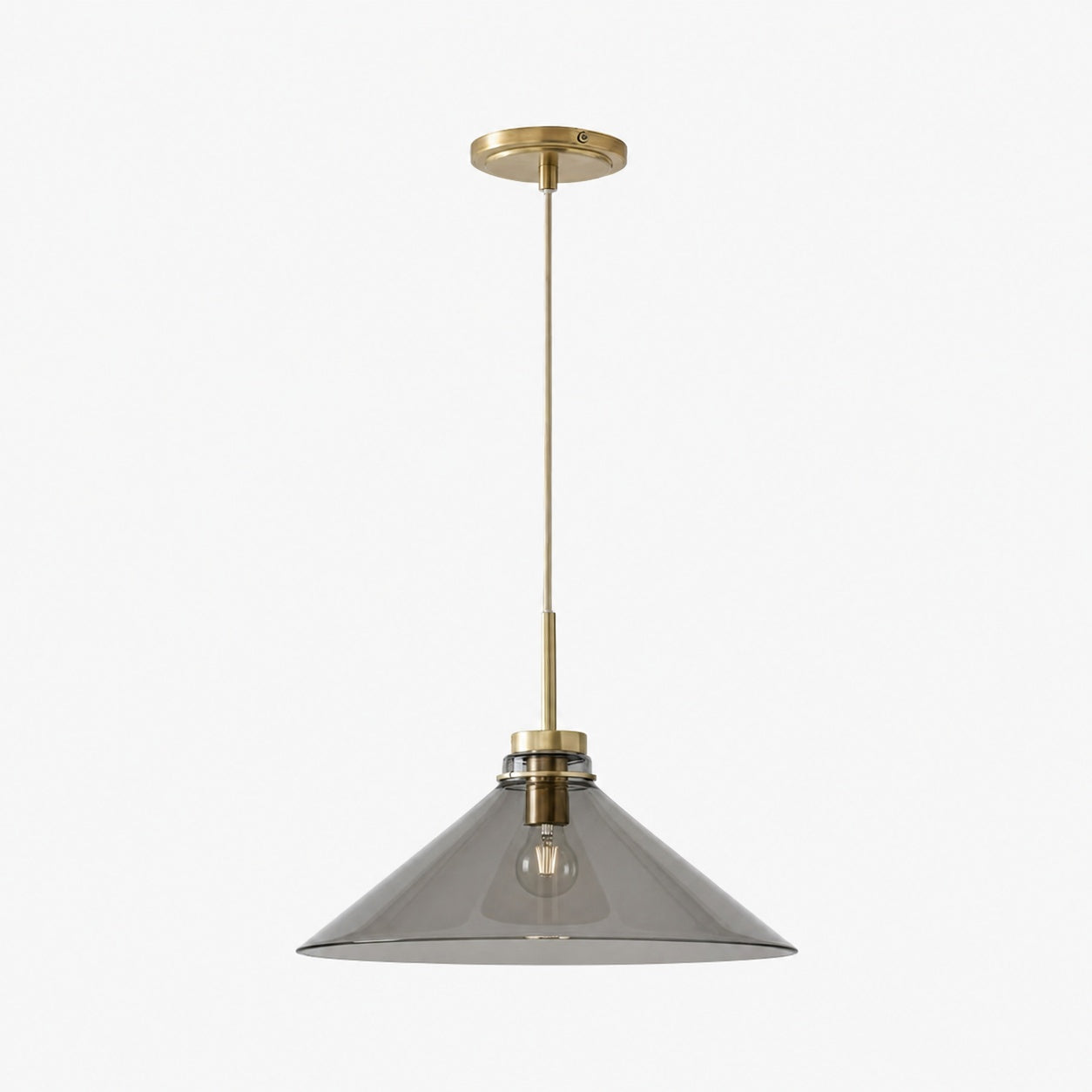 Aurenza Modern Farmhouse Pendant Light - Adjustable Shade for Warm Ambiance