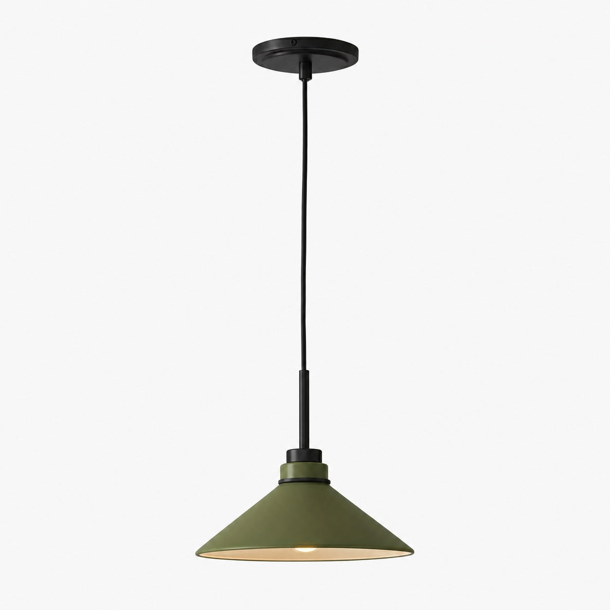 Aurenza Modern Farmhouse Pendant Light - Adjustable Shade for Warm Ambiance