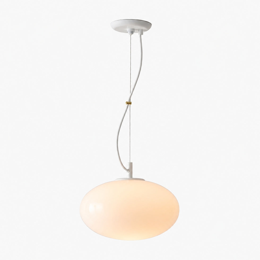 Lumivelle Minimalist Glass Pendant – Adjustable Height Dimmable Design