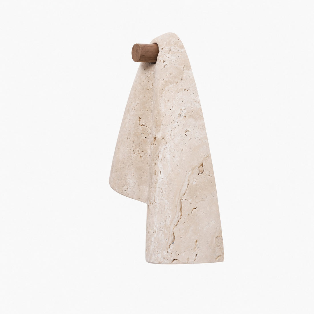 Travertine Wall Lamp – Minimalist Stone Sconce Decorative Lighting for Living Room