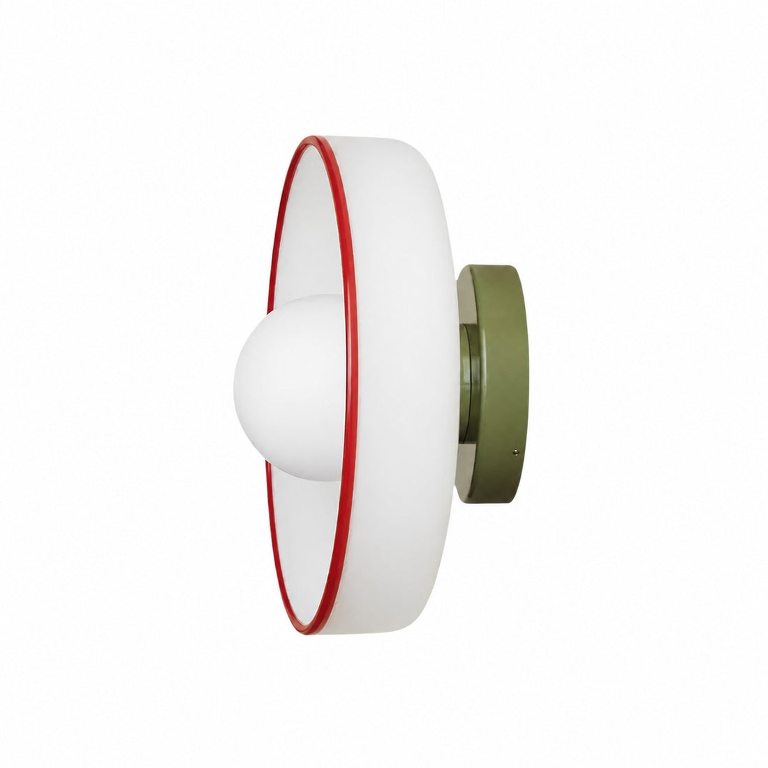Kalo Wall Ceiling Light - Blown Glass Disc Orb Flush Mount Sconce