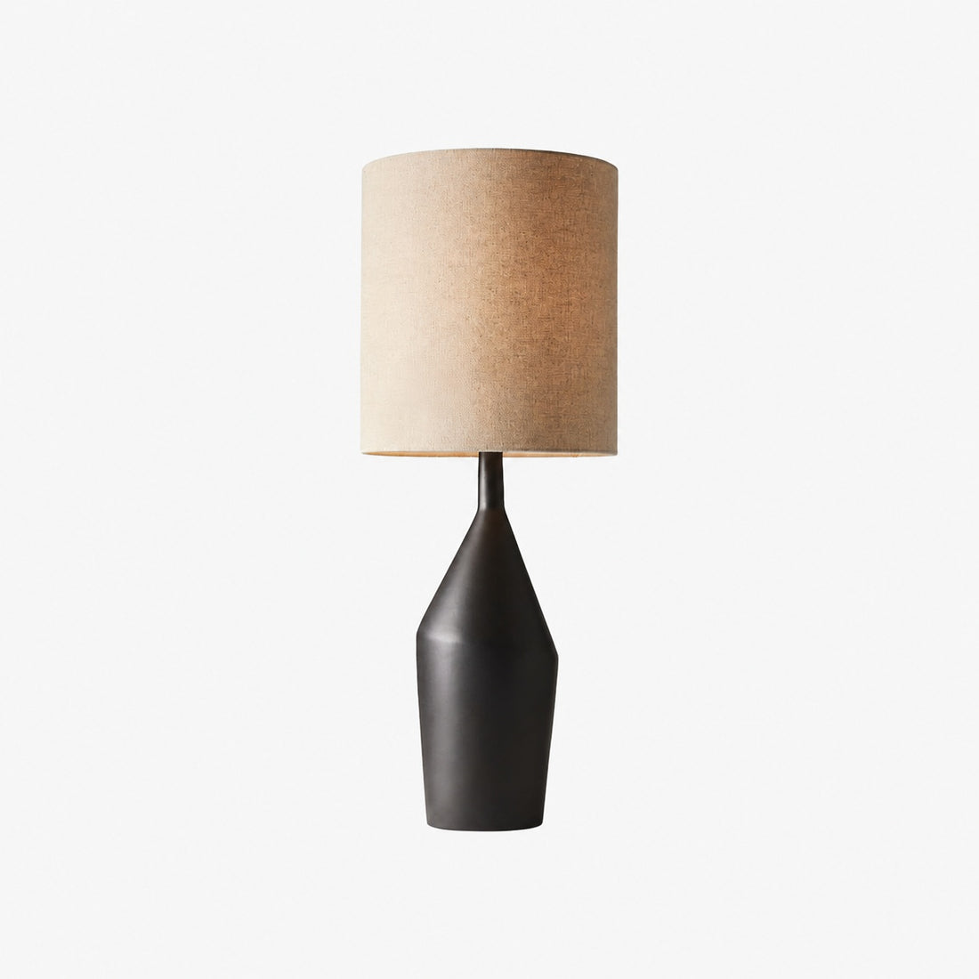 Lumo Modern Asymmetrical Table Lamp - Artistic Ceramic Body Ambient Lighting for Contemporary Home and Office