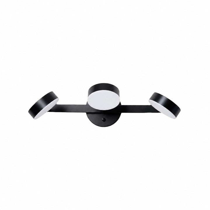 Gyralume Adjustable Three Heads Vanity Wall Lamp - Modern Round Design Metal Contemporary for Home Decor