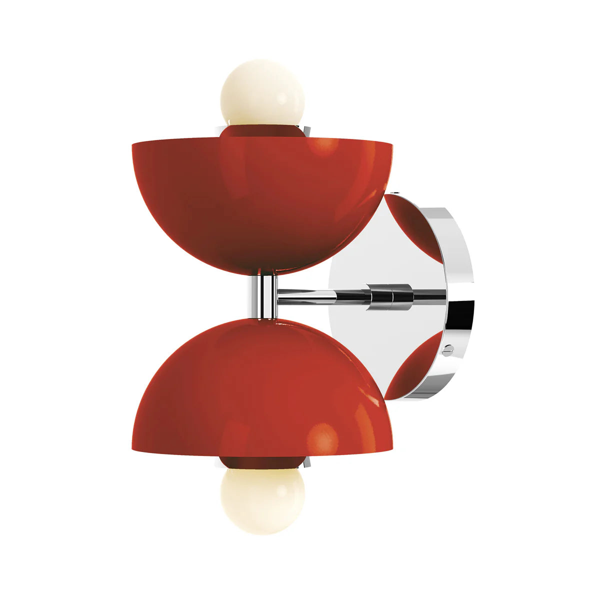 Colorful Double Head Bathroom Wall Lamp – Mid-Century Metal Vanity Sconce