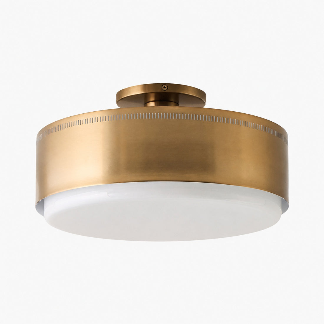 Bolvira Metal Flush Mount - Contemporary Ceiling Light with Subtle Glow