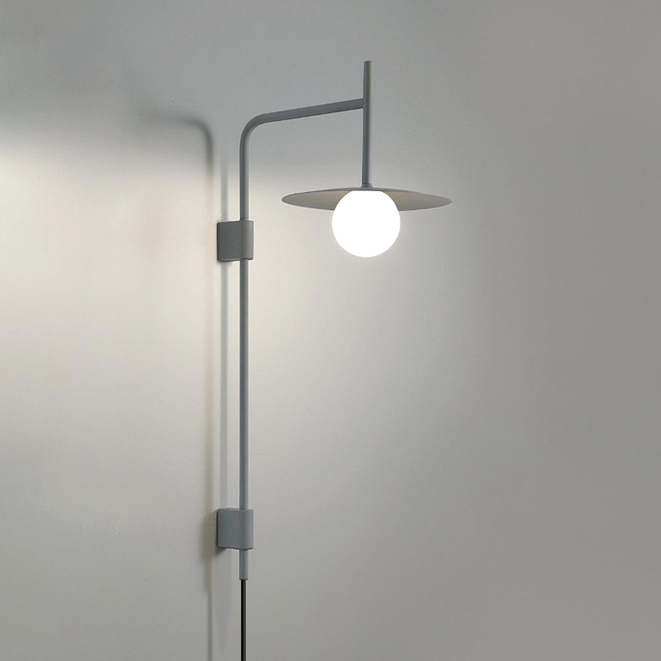 Gea Metal Swing Arm Wall Lamp - Scandinavian Minimalist Nordic Sconce
