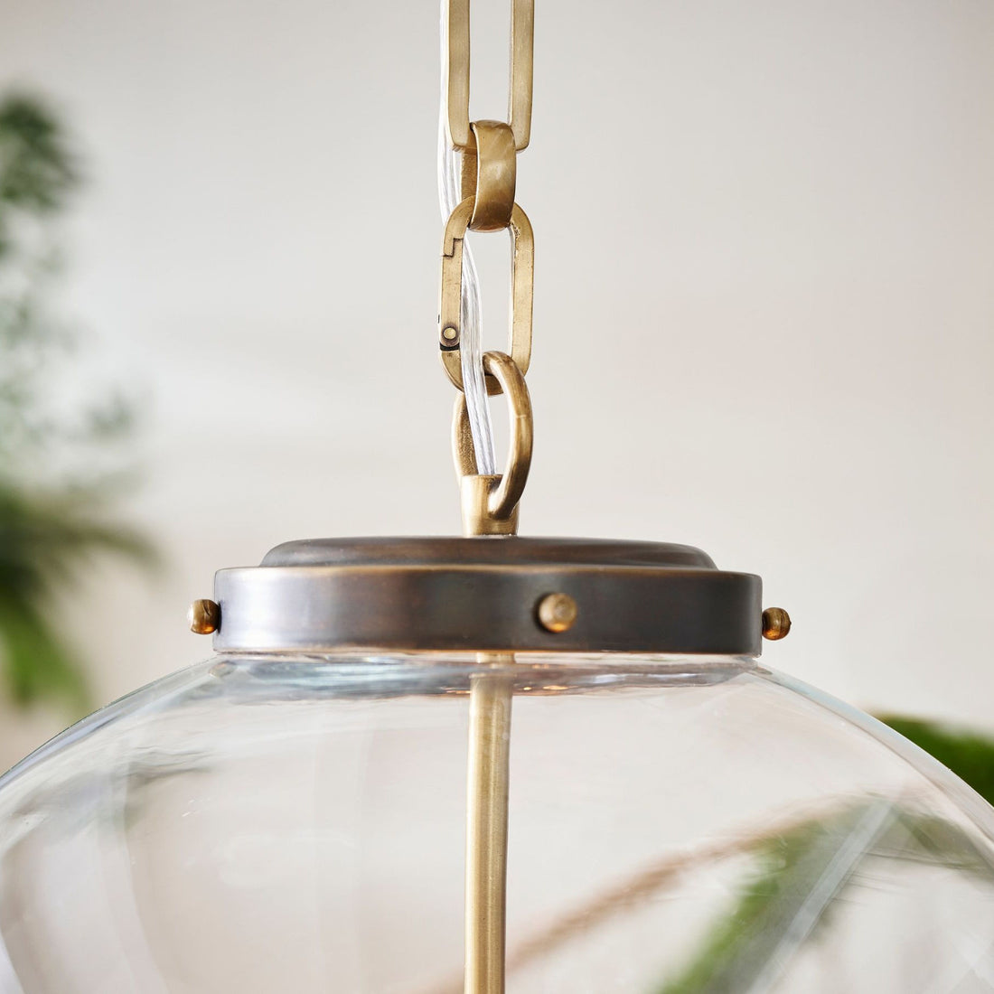 Sterling Minimalist Glass Pendant Collection - Vintage Brass Lighting Design