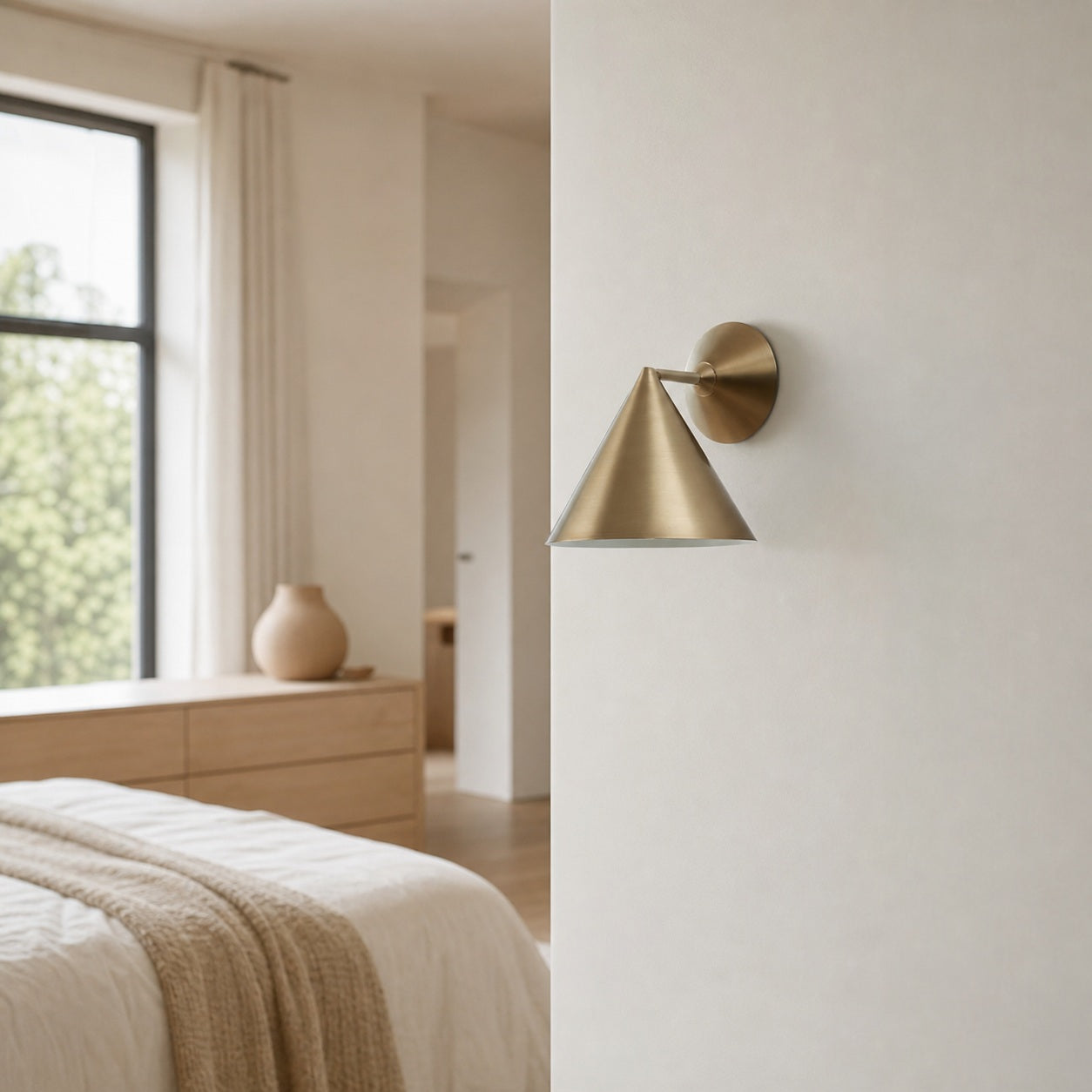 Brivana Outdoor Sconce - Modern Metal Wall Light