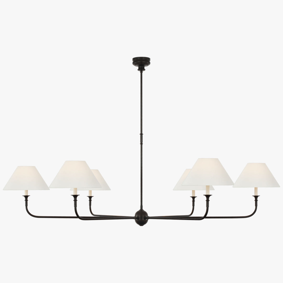 Piaf Grande Modern Industrial Metal Chandelier