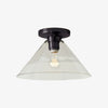 Conica Cone Flush Mount – Glass Ceiling Light for Modern Spaces