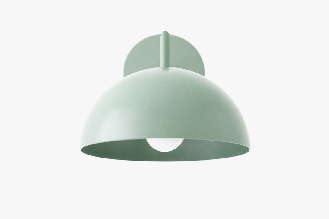 Metio Dome Minimalist Dome Sconce - Stylish Colorful Wall Light