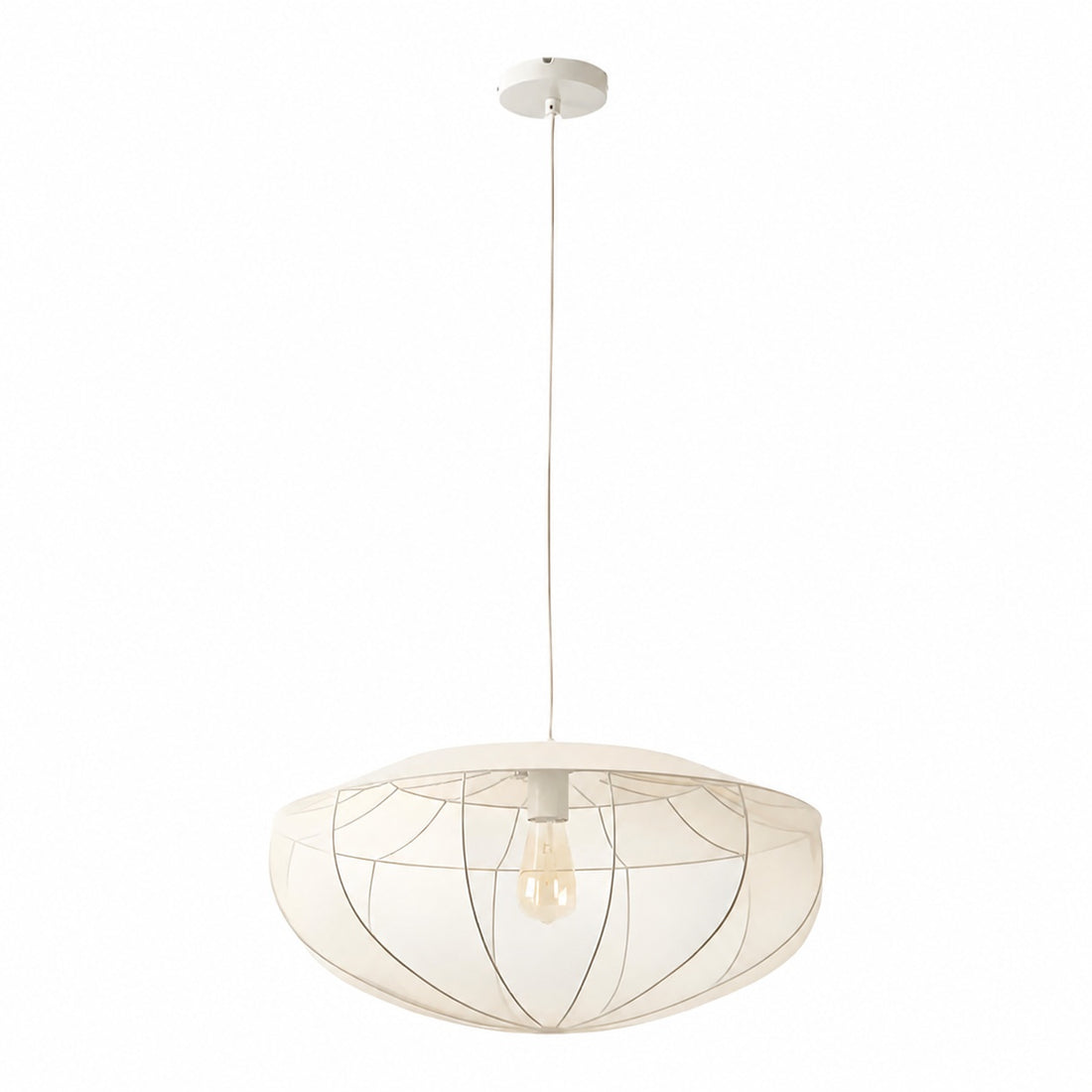 Lumifil Modern Mesh Pendant Light - Hanging Fabric Lghts are Suitable for Dining Rooms or Kitchen Islands