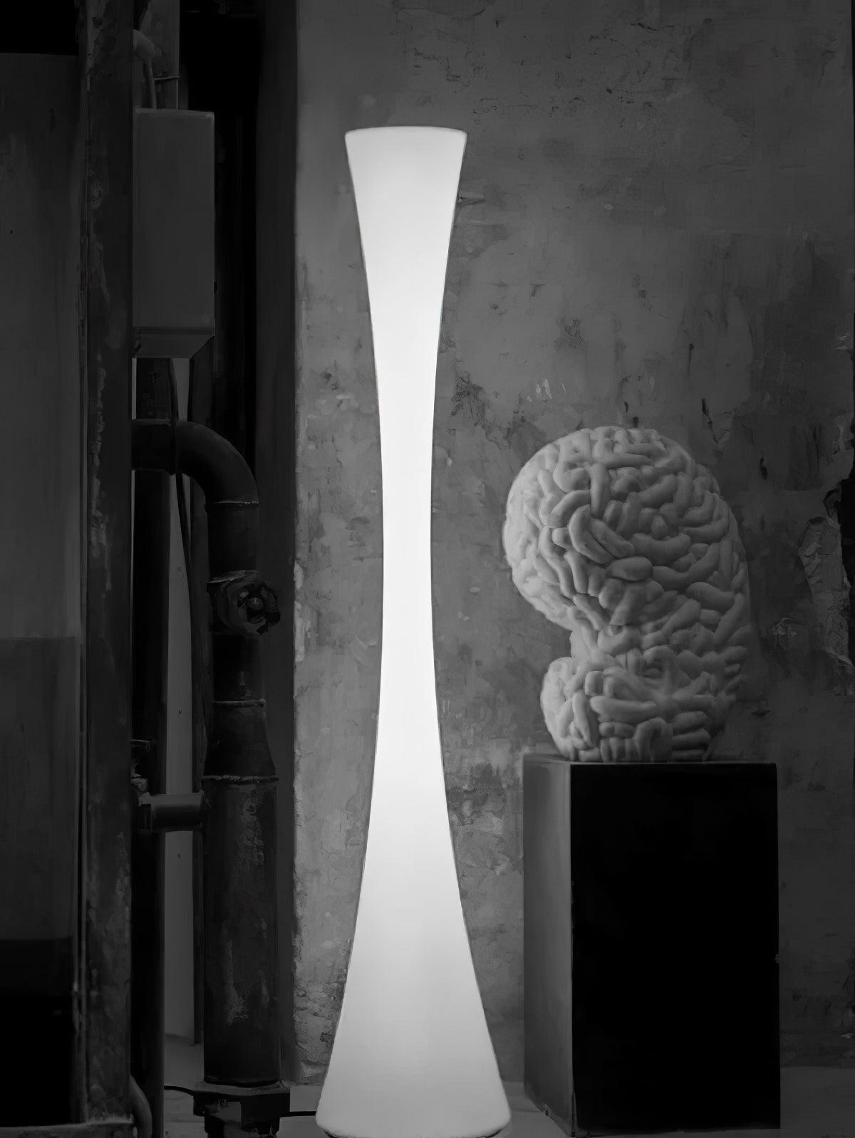 Romantic Simple White Column Floor Lamp