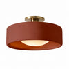 Cerova Modern Porcelain Flush Mount Ceiling Light– Elegant Ivory Shade