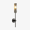 Copper black alabaster wall sconce with one light head